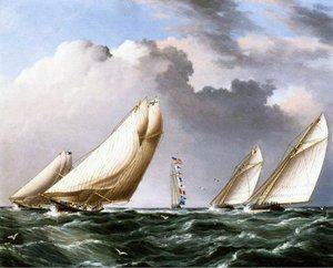 美国游艇赛车，1875年